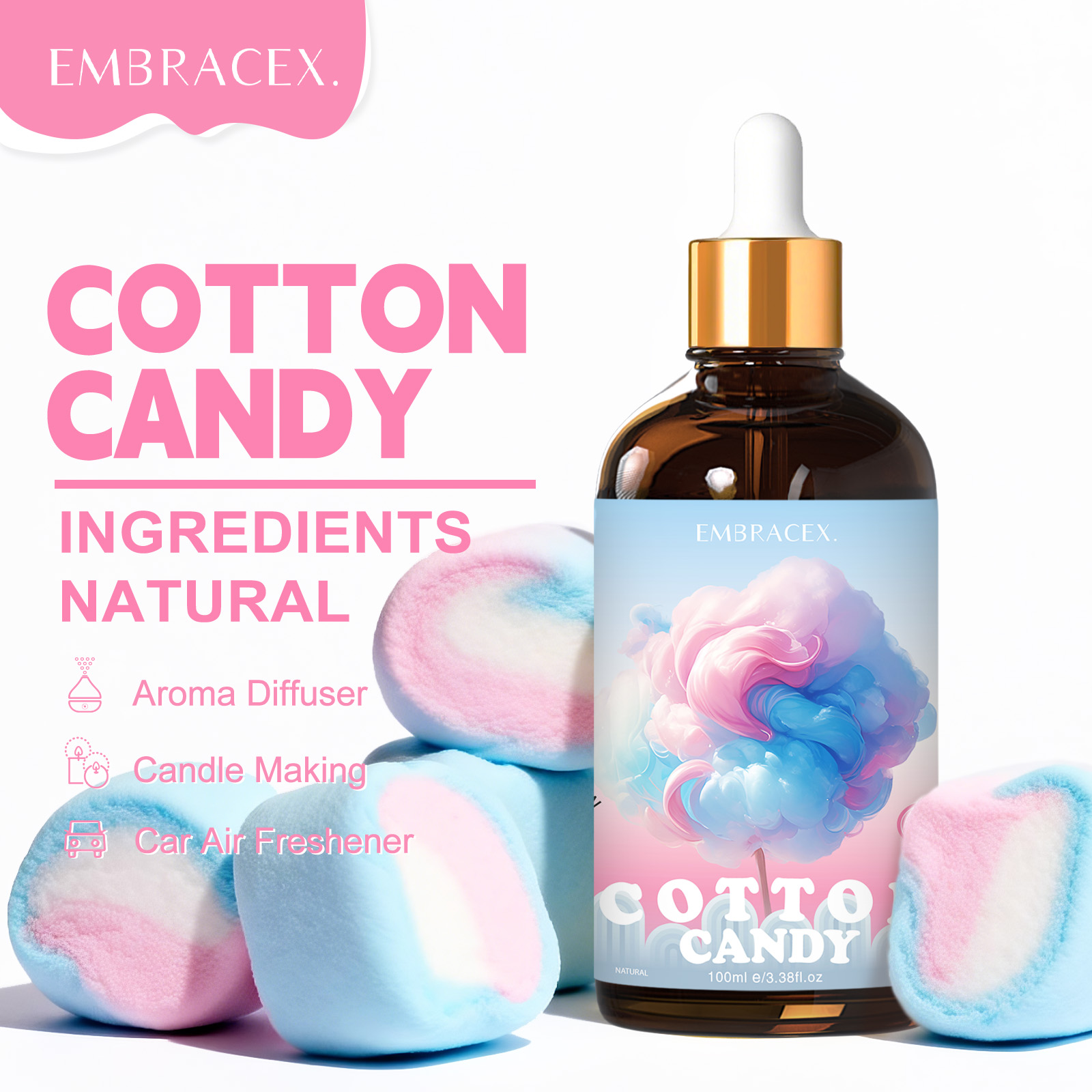 Candle Supplies Free Shipping - 100ml Aceites Aromáticos de Algodón de