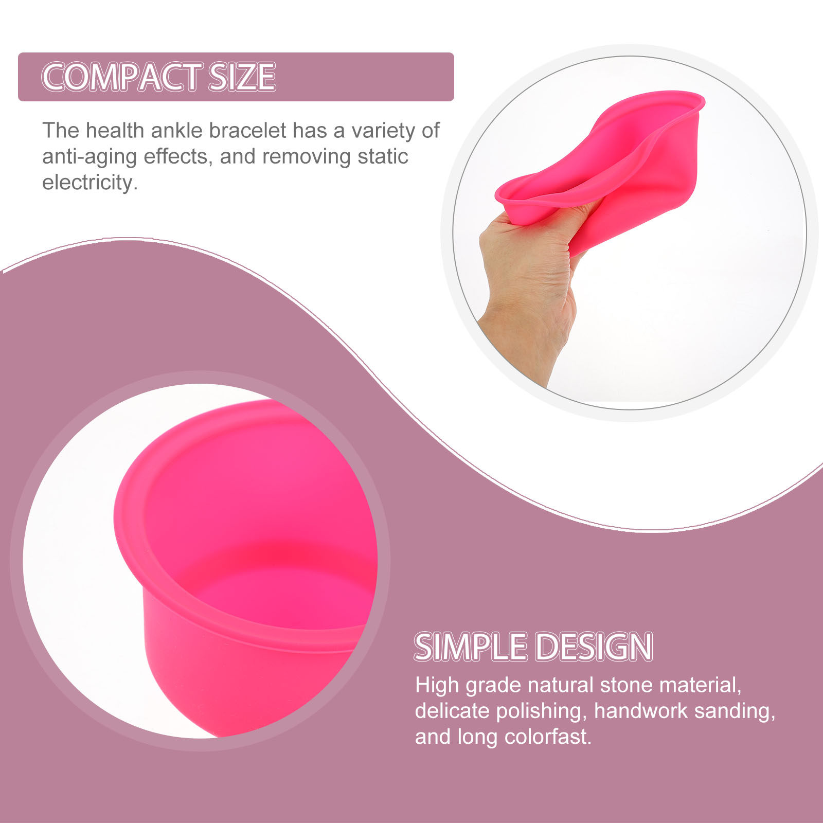 Wax Melting Pot - Olla de Silicona Rosa para Derretir