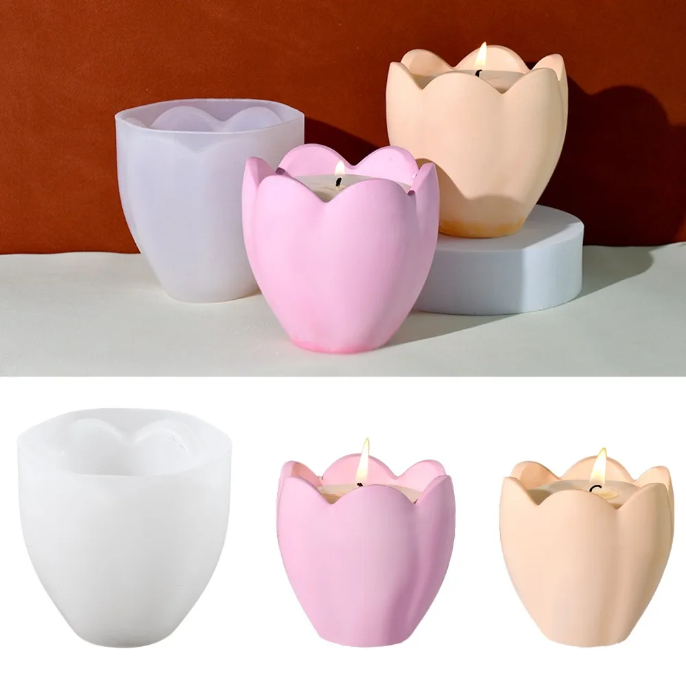 Candle Quotes - Portavelas de tulipán, moldes de silicona,