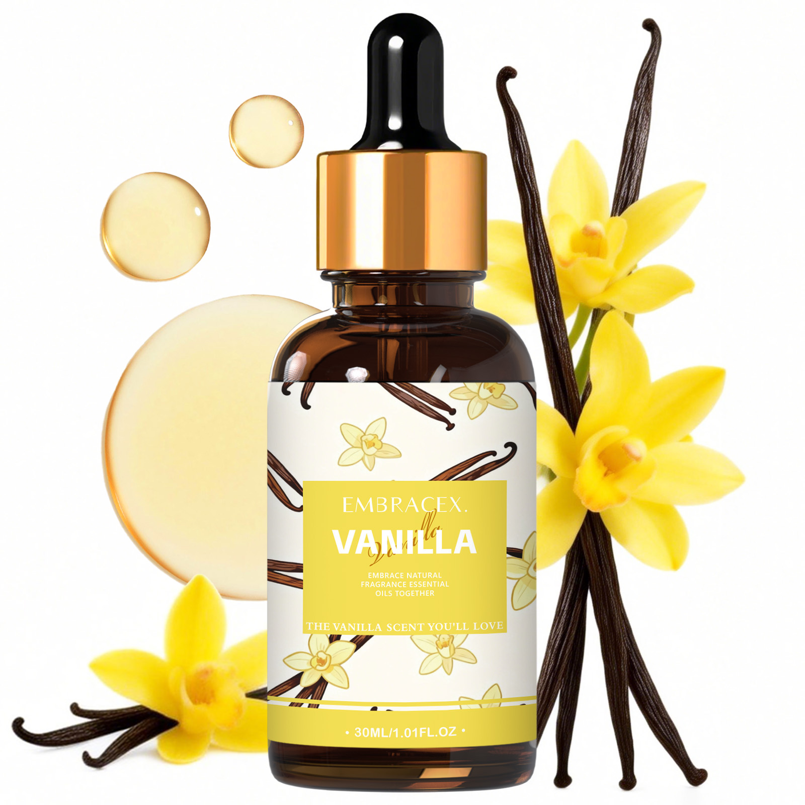 Candle Supplies Free Shipping - Aceites Aromáticos de Vainilla de 30ml