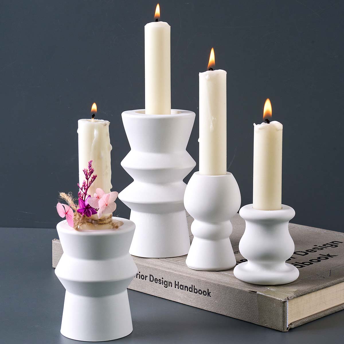 Candle Quotes - Portavelas nórdico, molde de silicona DIY,