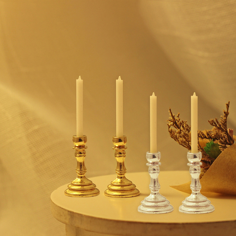 Candelabro de Metal en miniatu - Candle Quotes reseña y precio