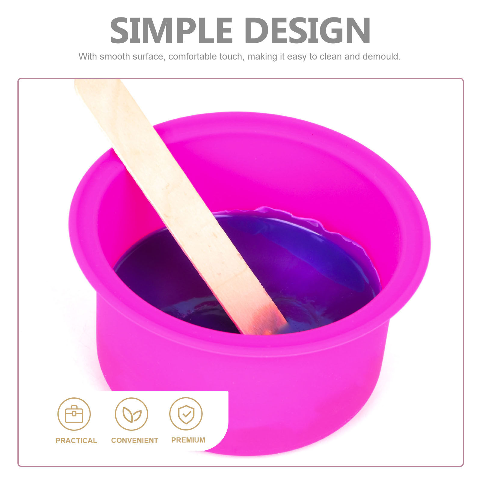 Olla de Silicona Rosa para Der - Wax Melting Pot reseña y precio