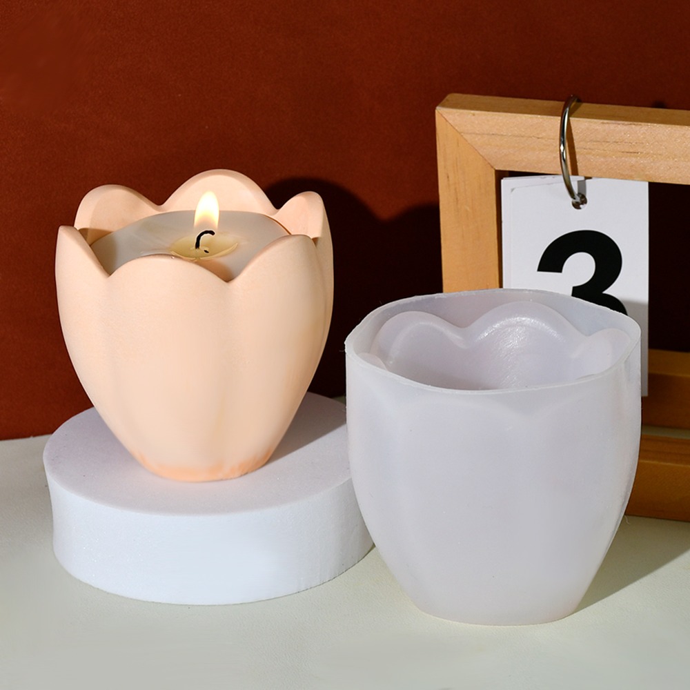 Portavelas de tulipán, moldes  - Candle Quotes reseña y precio