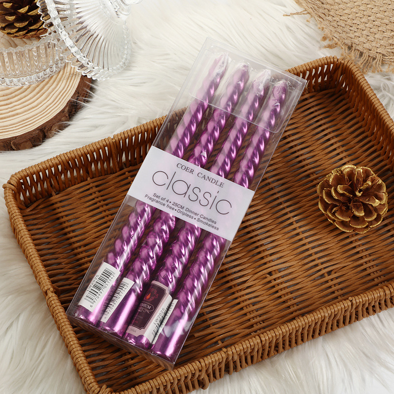 Candelabro roscado de colores  - Candle Quotes reseña y precio