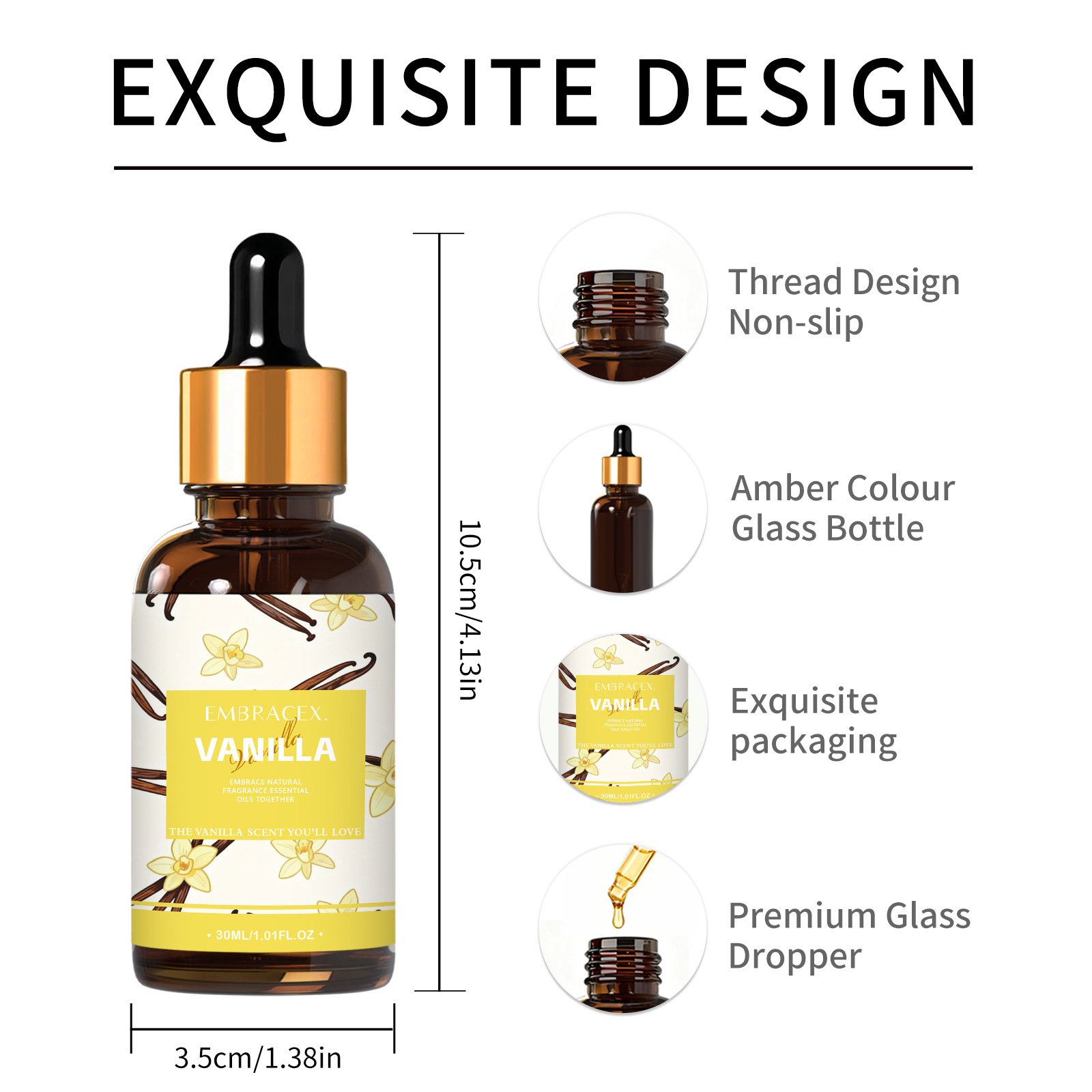 Aceites Aromáticos de Vainilla - Candle Supplies Free Shipping reseña y precio