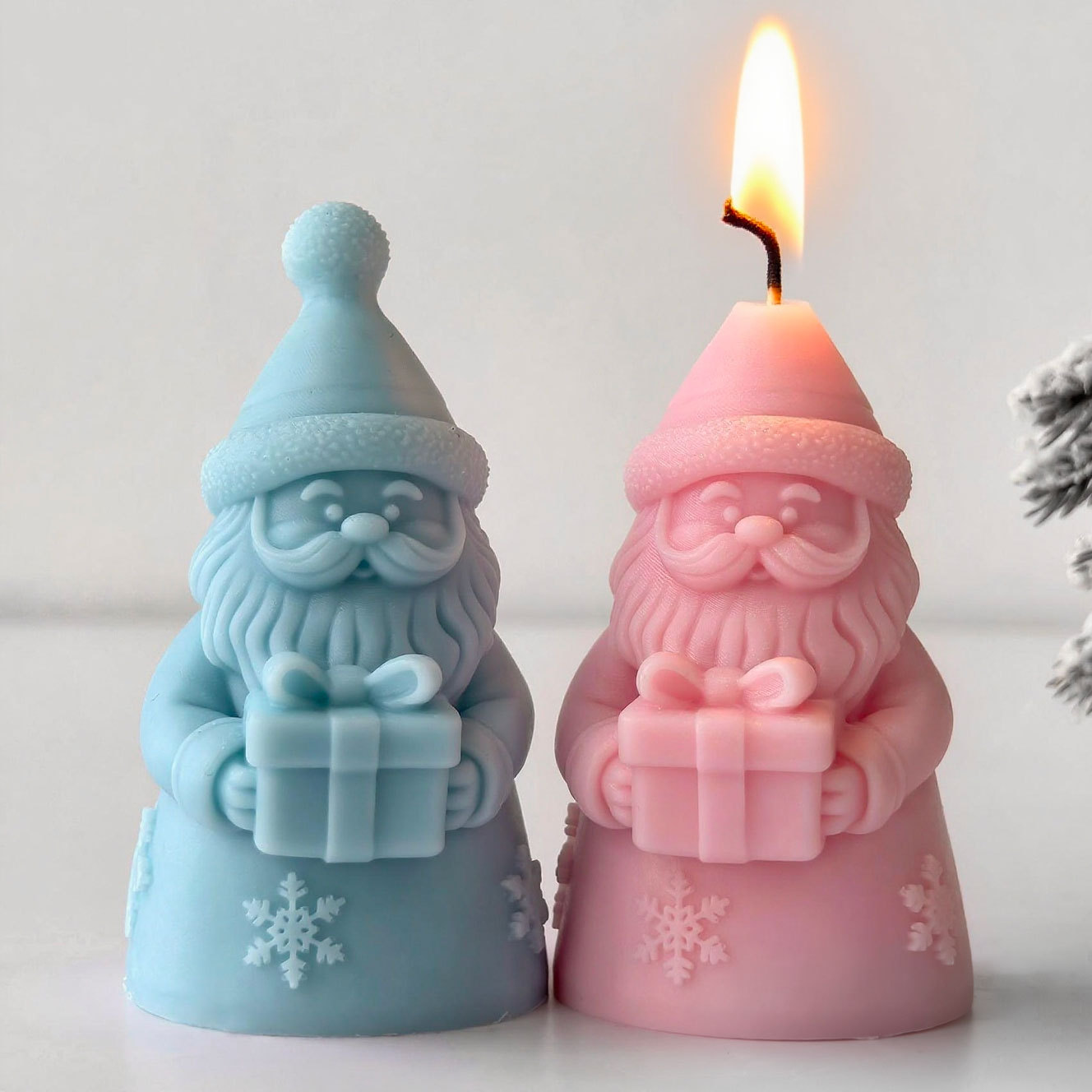 Caja de regalo de Papá Noel, m - Candle Supplies Shop reseña y precio