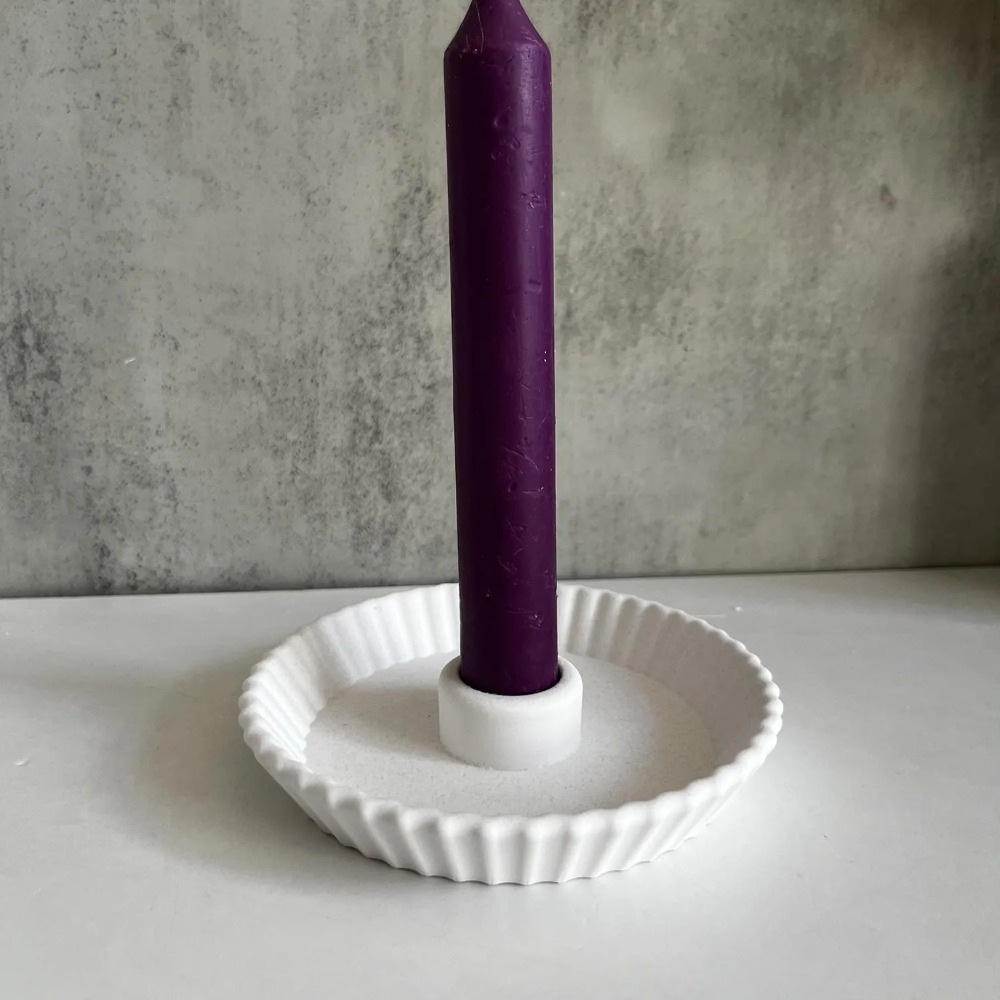 Portavelas redondo a rayas, mo - Candle Quotes reseña y precio