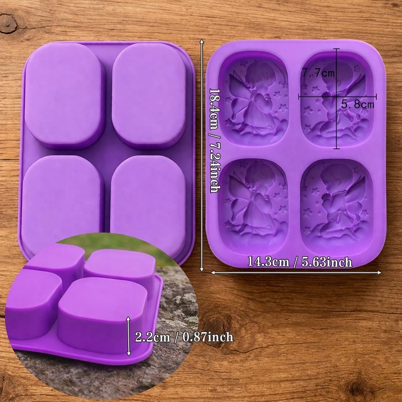 Molde de silicona de ángel par - Candle Supplies Shop reseña y precio